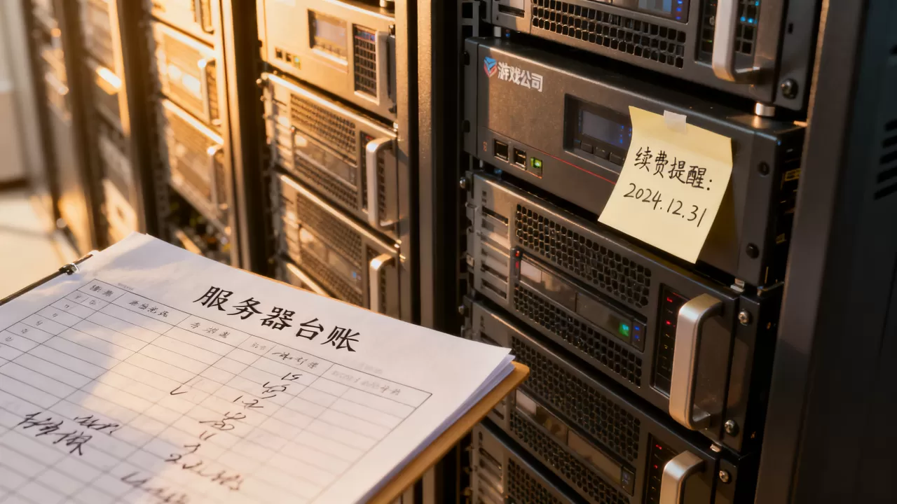 游戏公司服务器台账如何高效管理?续费提醒避免业务中断技巧 游戏公司服务器台账如何高效管理?续费提醒避免业务中断技巧