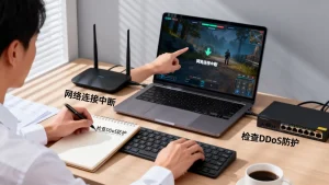 游戏被持续DDoS打到掉线，怎么应急处理？
