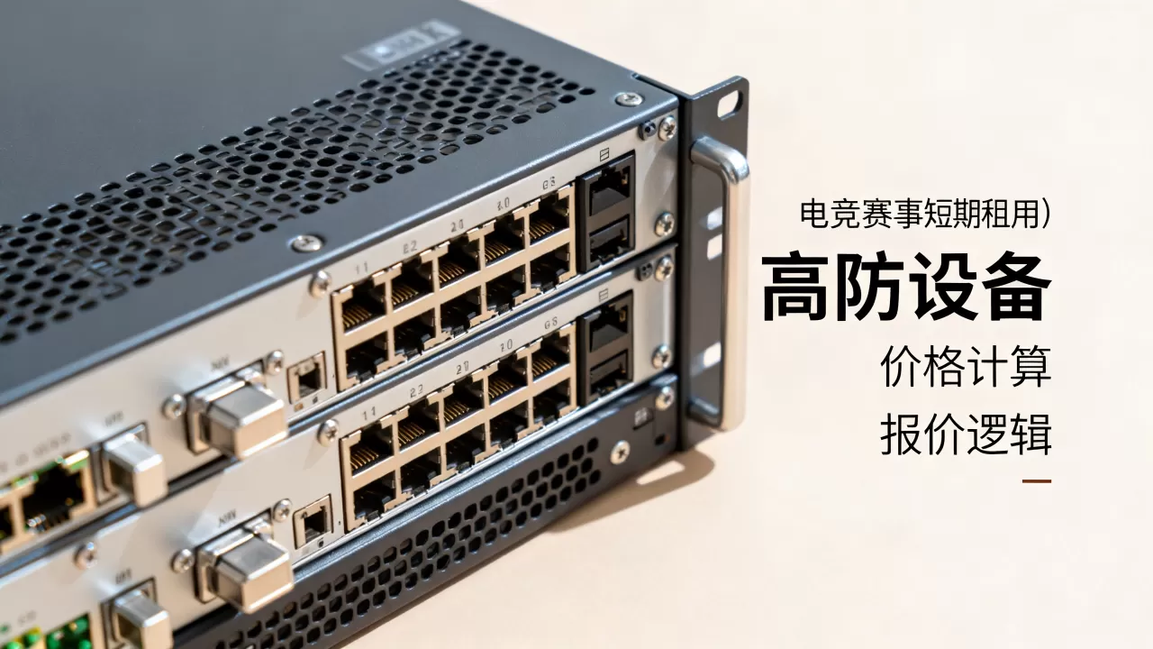 电竞赛事短期租用高防设备价格怎么算?高防设备租用报价逻辑 电竞赛事短期租用高防设备价格怎么算?高防设备租用报价逻辑