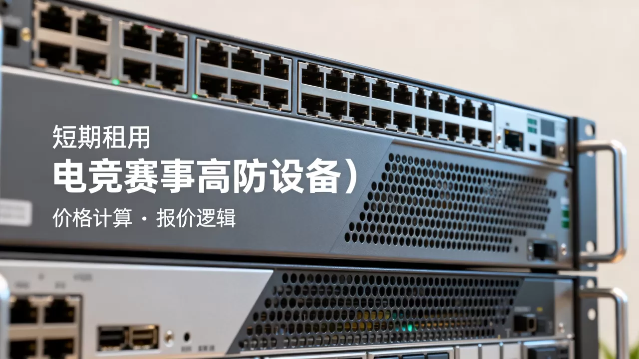 电竞赛事短期租用高防设备价格怎么算?高防设备租用报价逻辑 电竞赛事短期租用高防设备价格怎么算?高防设备租用报价逻辑