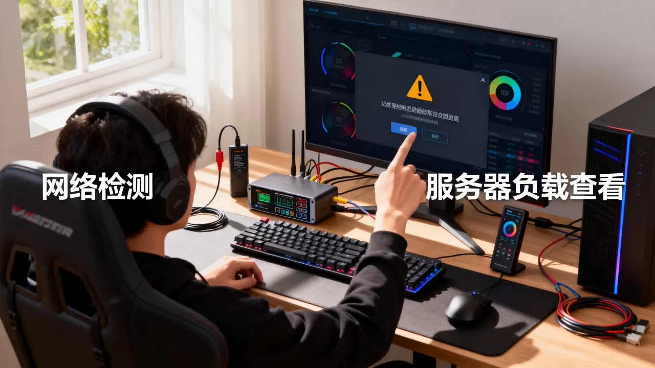 玩家喊卡先查线路还是服务器负载，游戏卡顿排查先看网络还是服务器？