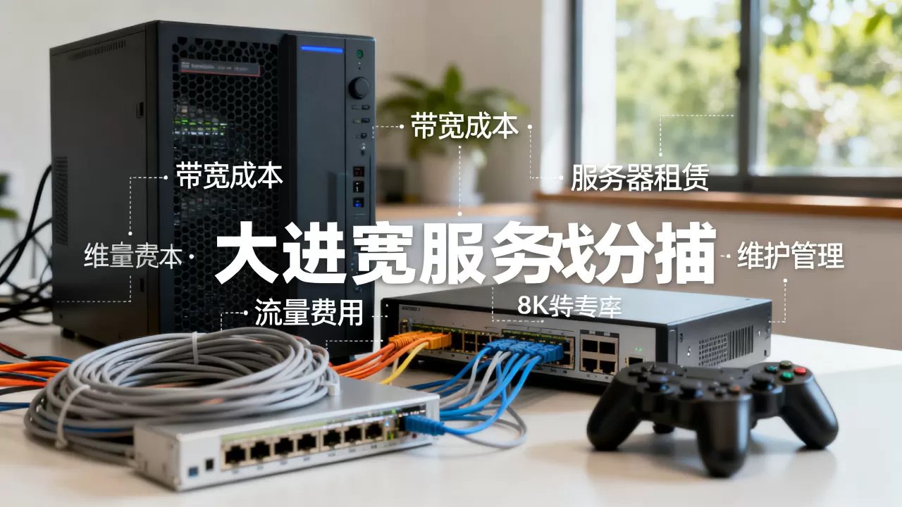 大带宽服务器游戏分发报价构成有哪些？费用明细怎么算？