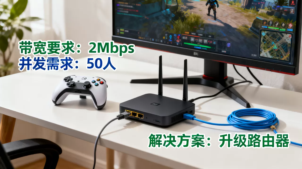游戏内置语音对带宽和并发的要求是什么?,带宽不够怎么办 游戏内置语音对带宽和并发的要求是什么?,带宽不够怎么办