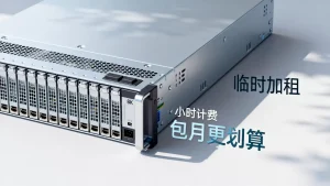 开服期临时加租高配服务器怎么计费？按小时还是包月更划算？
