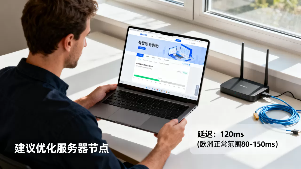 欧洲买家访问外贸站的延迟多少算正常，网站速度慢怎么办