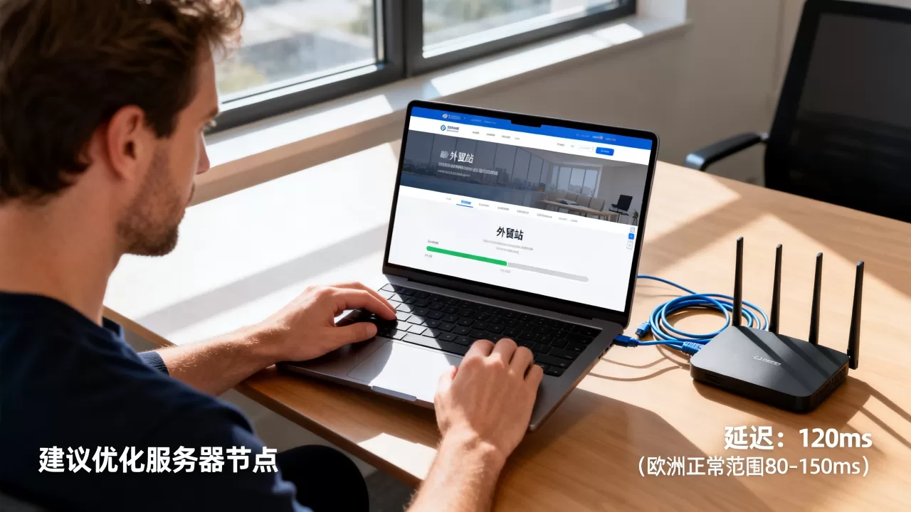 欧洲买家访问外贸站的延迟多少算正常，网站速度慢怎么办