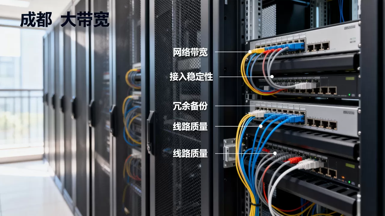 成都大带宽机房怎么选,网络接入条件有哪些关键点? 成都大带宽机房怎么选,网络接入条件有哪些关键点?