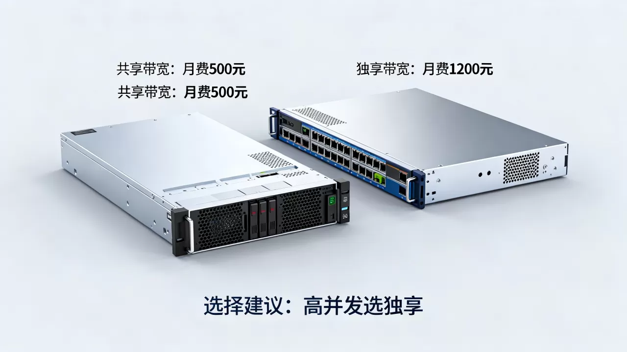 大带宽服务器租用共享和独享价格差多少,怎么选更划算? 大带宽服务器租用共享和独享价格差多少,怎么选更划算?