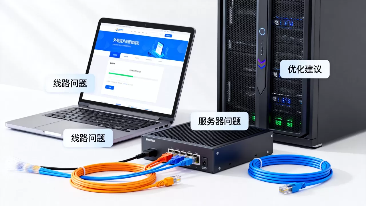 外贸网站海外打开慢到底问题出在线路还是服务器?外贸网站打开慢如何解决 外贸网站海外打开慢到底问题出在线路还是服务器?外贸网站打开慢如何解决