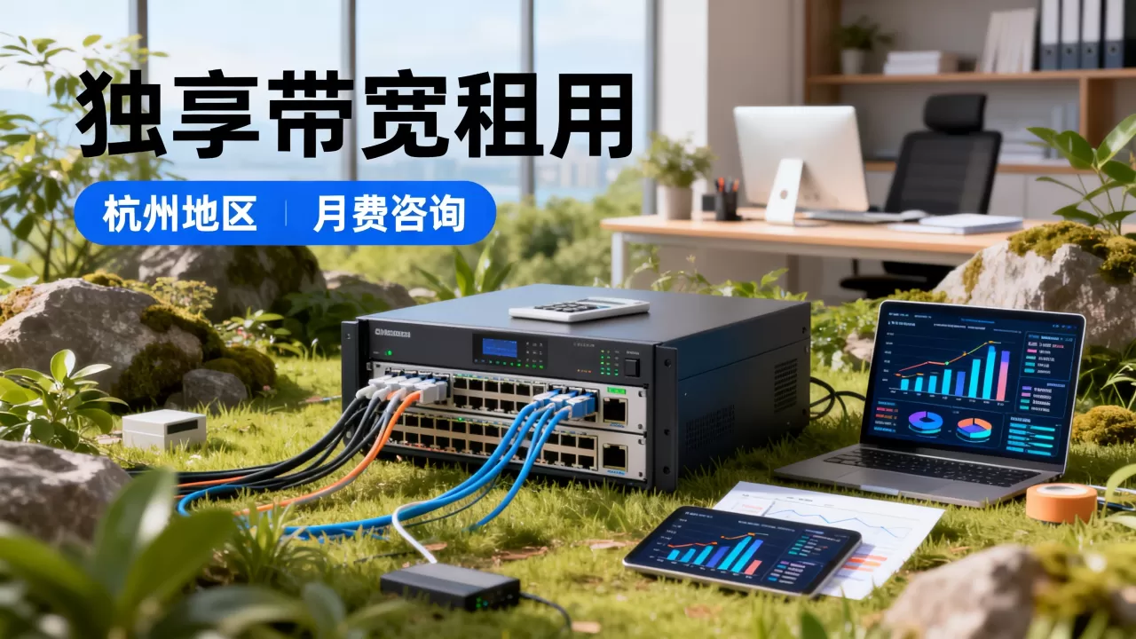 杭州独享带宽租用的报价怎么问，价格多少钱一个月？