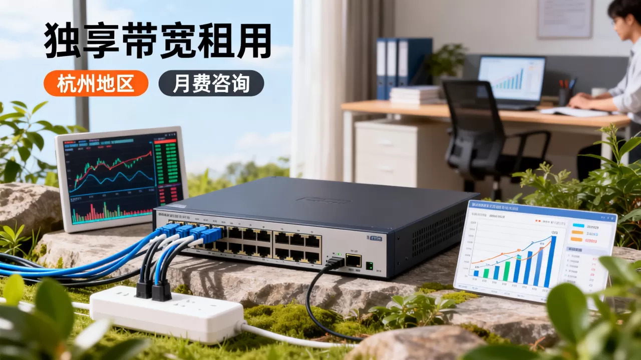 杭州独享带宽租用的报价怎么问，价格多少钱一个月？