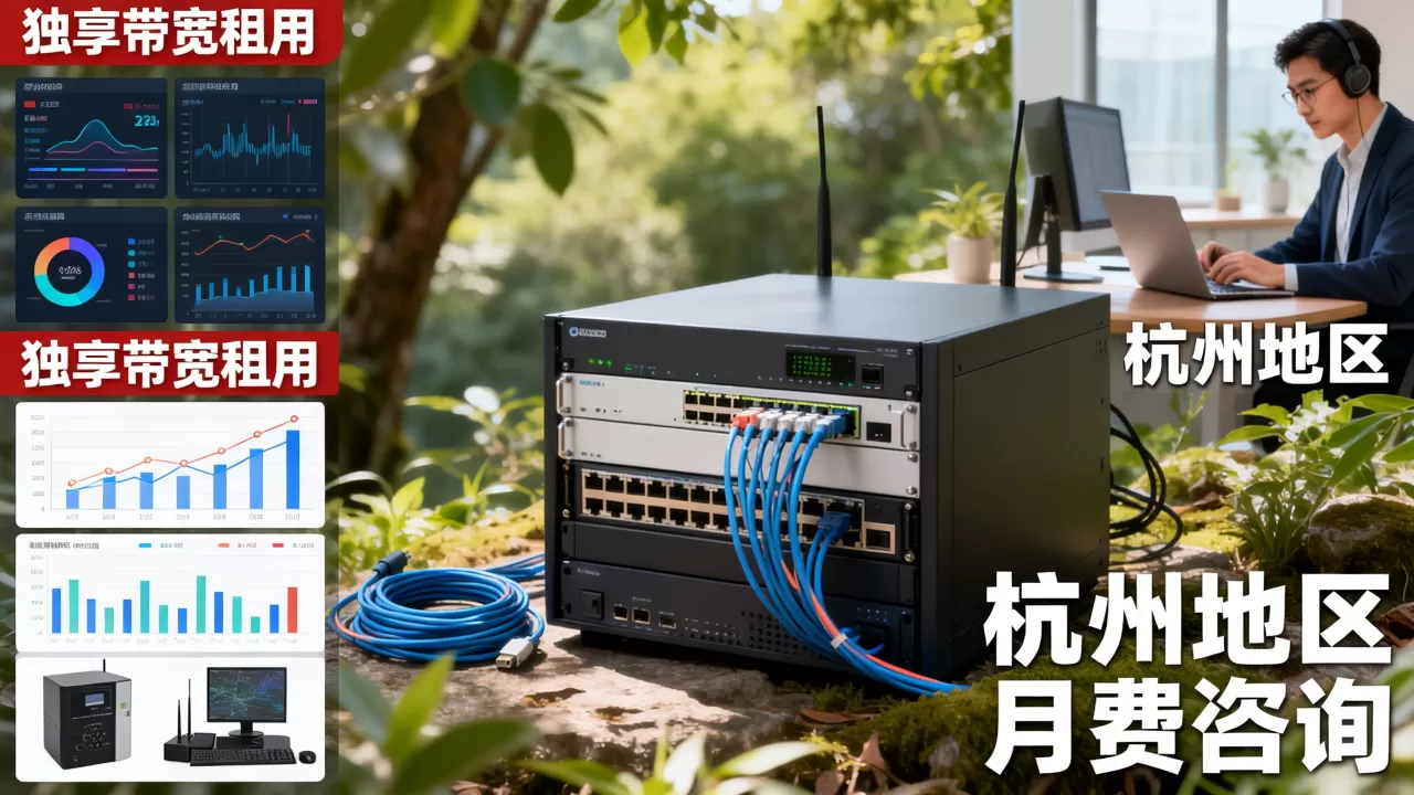 杭州独享带宽租用的报价怎么问，价格多少钱一个月？