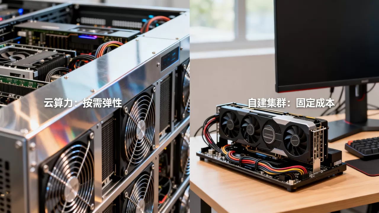 GPU推理选云算力还是自建物理集群?云算力自建集群哪个划算? GPU推理选云算力还是自建物理集群?云算力自建集群哪个划算?