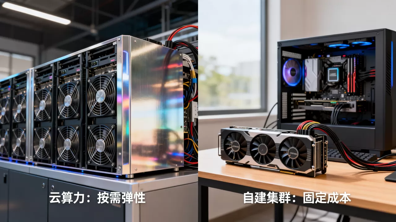 GPU推理选云算力还是自建物理集群?云算力自建集群哪个划算? GPU推理选云算力还是自建物理集群?云算力自建集群哪个划算?