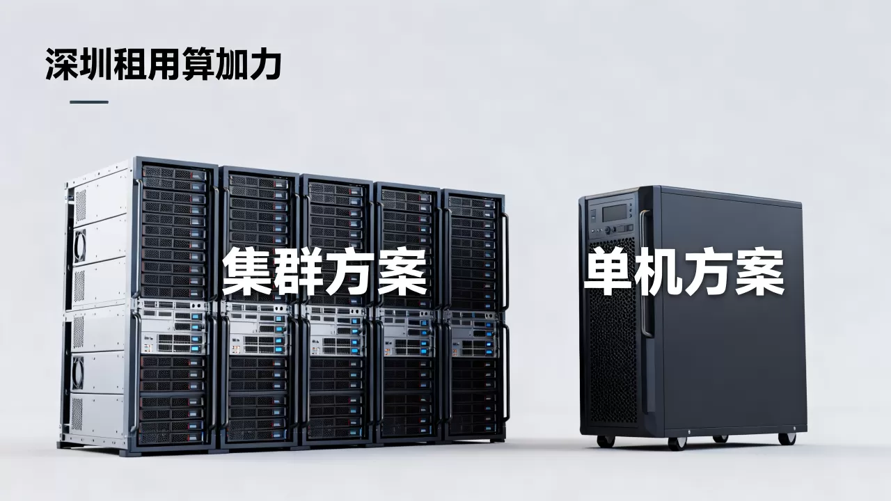 深圳租用算力时集群方案和单机方案之间的差异怎么判断,怎么选 深圳租用算力时集群方案和单机方案之间的差异怎么判断,怎么选