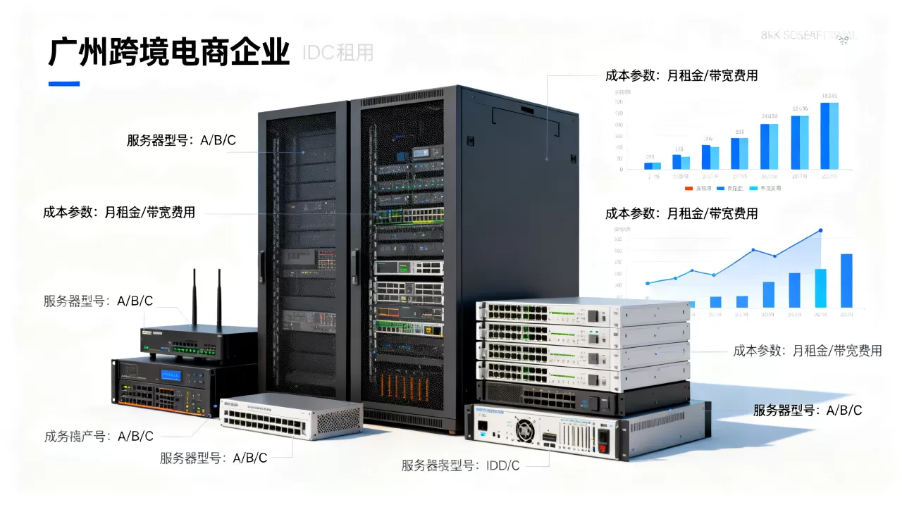 广州跨境电商企业IDC租用选型成本怎么对比，哪家划算？