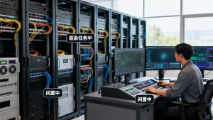 渲染农场淡季闲置旺季不够用怎么办，渲染农场如何弹性扩容？