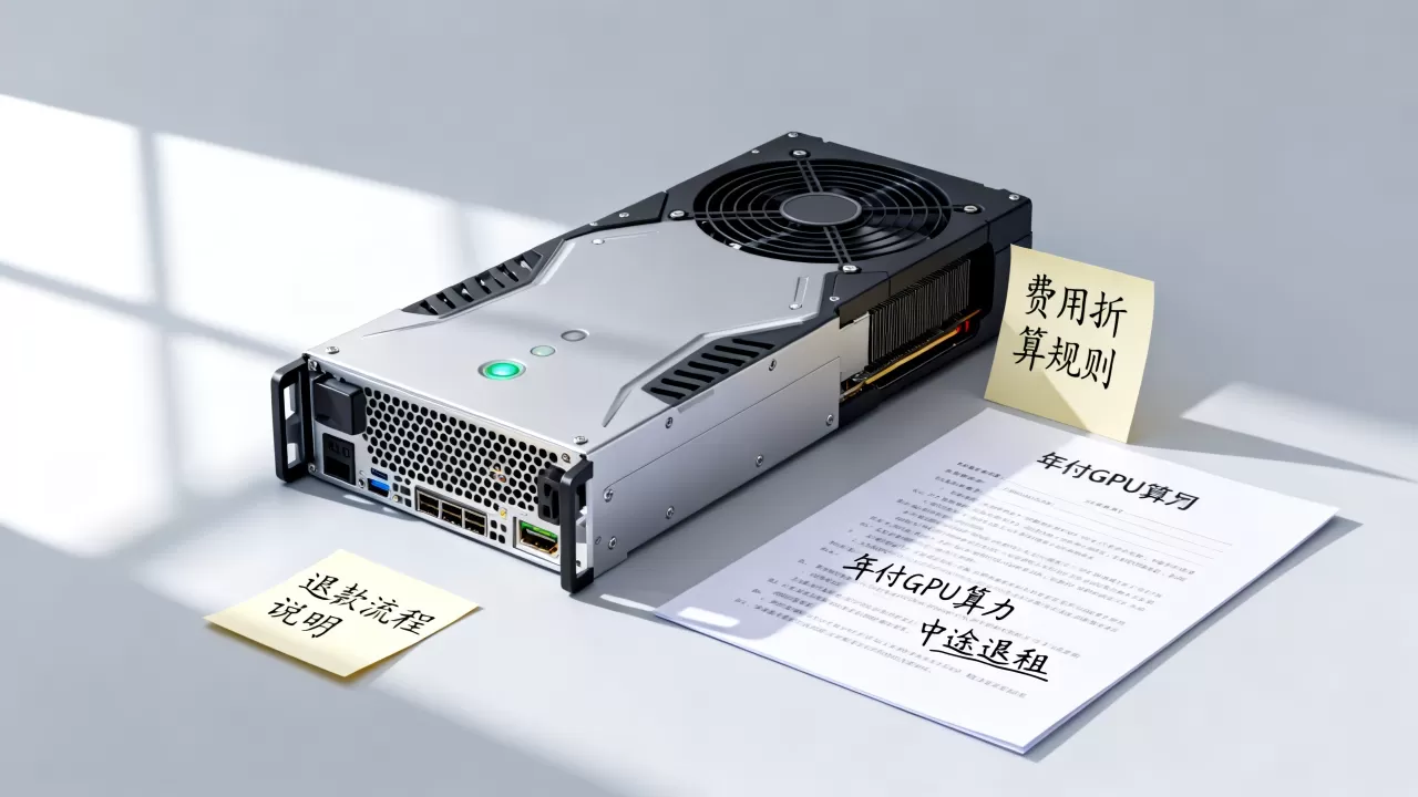 年付GPU算力中途退租,费用怎么折算,退款规则是什么 年付GPU算力中途退租,费用怎么折算,退款规则是什么