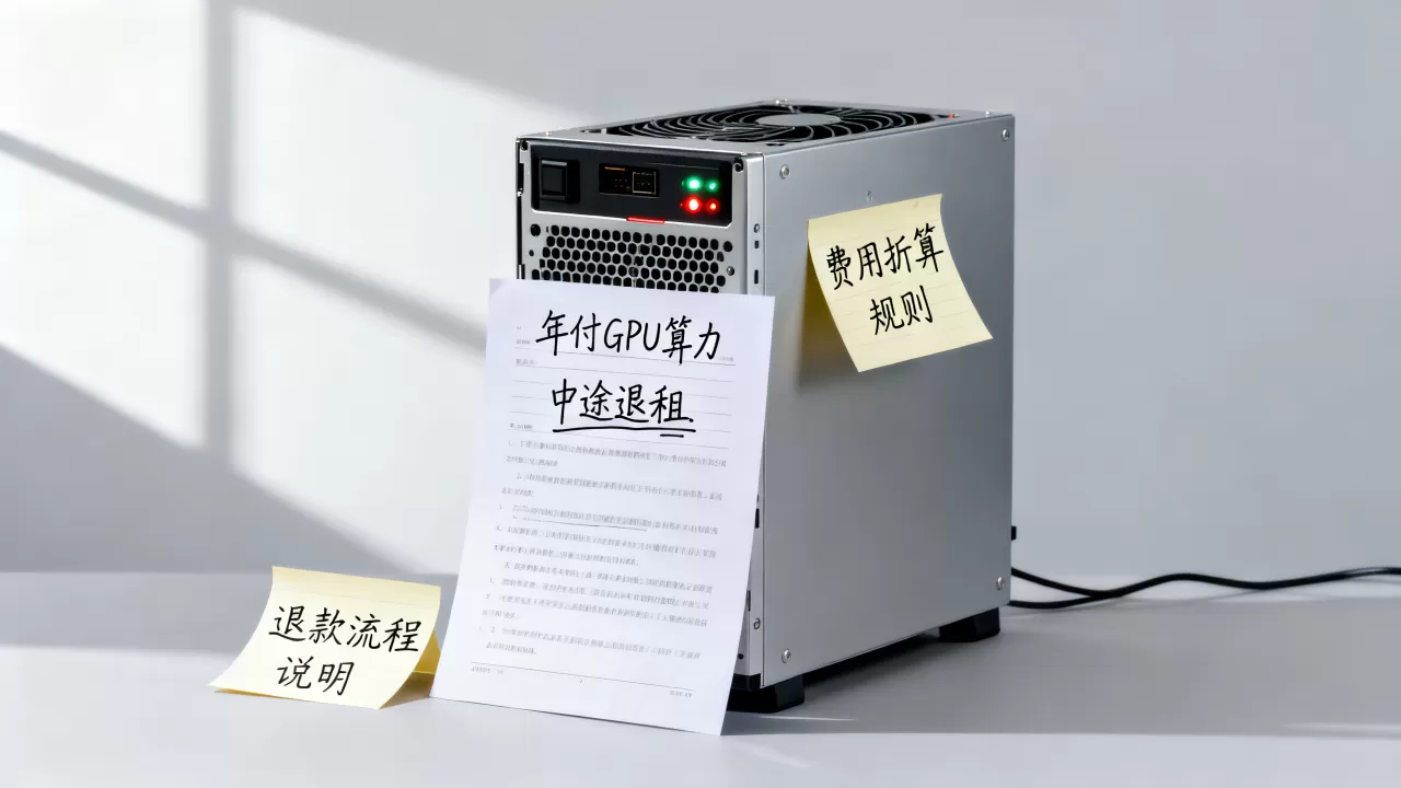 年付GPU算力中途退租,费用怎么折算,退款规则是什么 年付GPU算力中途退租,费用怎么折算,退款规则是什么