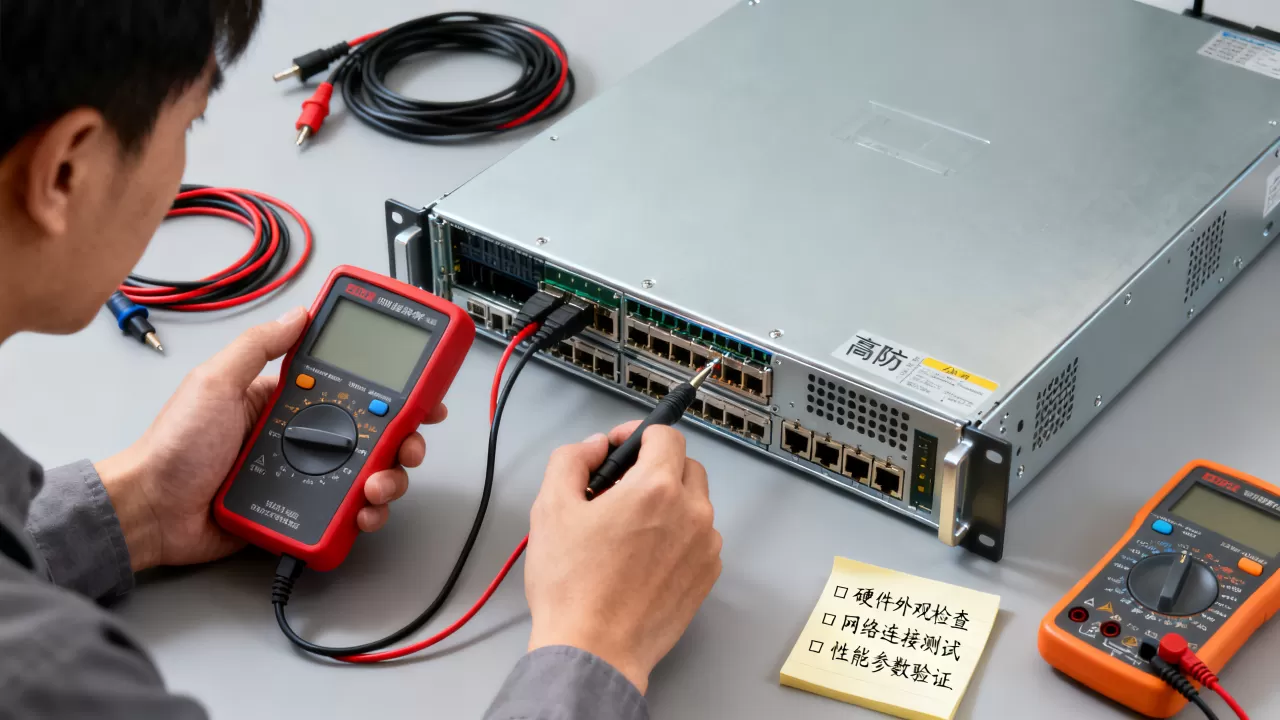高防服务器交付前的验收清单怎么列，有哪些关键检查项