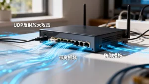 UDP反射放大攻击为什么能轻易堵满带宽，如何防御？