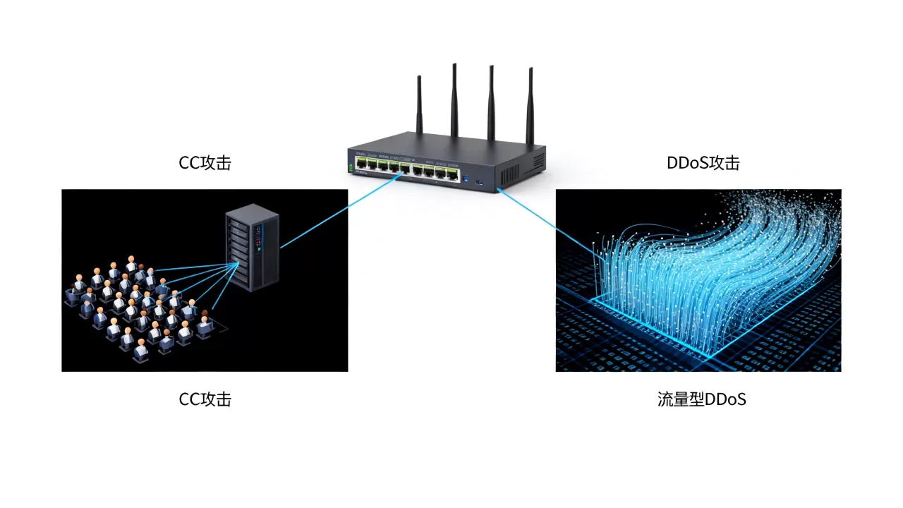 CC攻击和流量型DDoS到底是不是一回事，CC攻击和DDoS攻击的区别是什么？