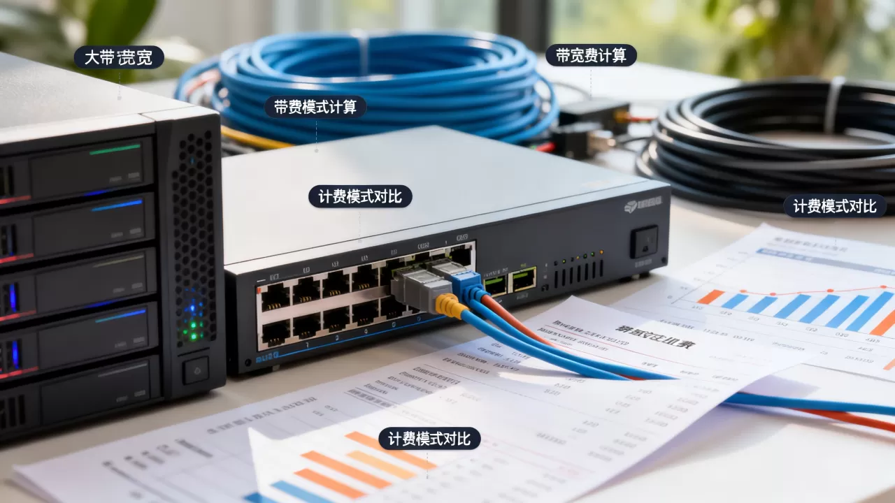 大带宽服务器的带宽费怎么付比较划算，带宽计费模式哪种最省钱？