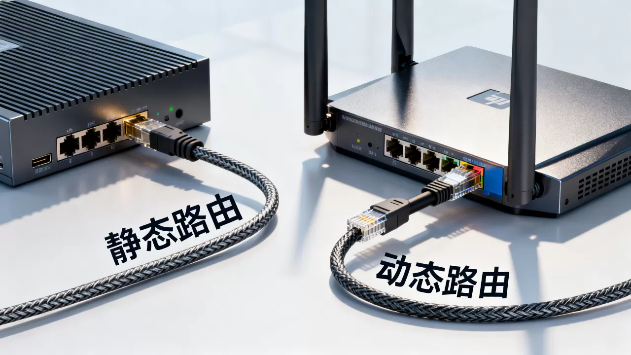 静态路由与动态路由这两种线路有什么不同,静态路由和动态路由哪个更稳定? 静态路由与动态路由这两种线路有什么不同,静态路由和动态路由哪个更稳定?