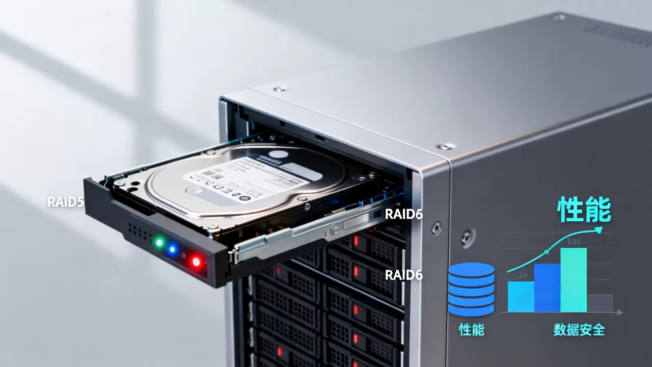 RAID5与RAID6在独立服务器上怎么选，性能和数据安全哪个更重要？