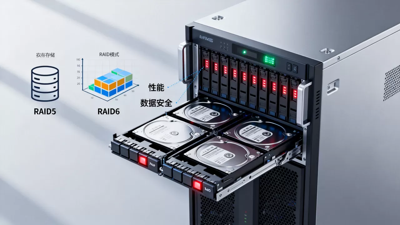 RAID5与RAID6在独立服务器上怎么选，性能和数据安全哪个更重要？
