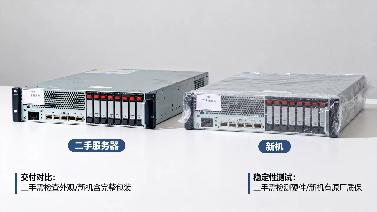 二手服务器与新机在交付和稳定性上差别大吗？二手服务器值得买吗
