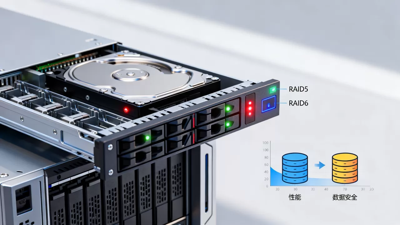RAID5与RAID6在独立服务器上怎么选，性能和数据安全哪个更重要？