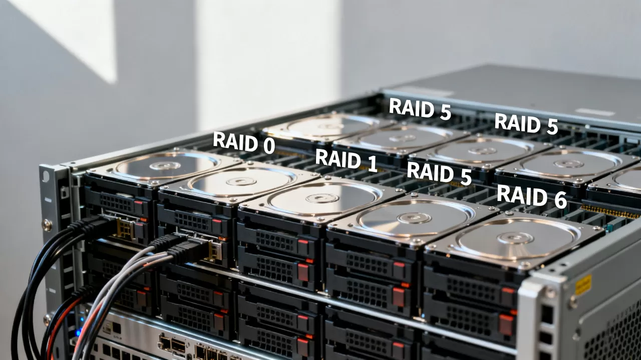 RAID级别怎么选,租用服务器前先理解五种常见方案,服务器RAID配置哪种好? RAID级别怎么选,租用服务器前先理解五种常见方案,服务器RAID配置哪种好?