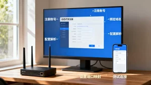 f3322动态域名注册怎么用？，动态域名解析内网穿透怎么设置？