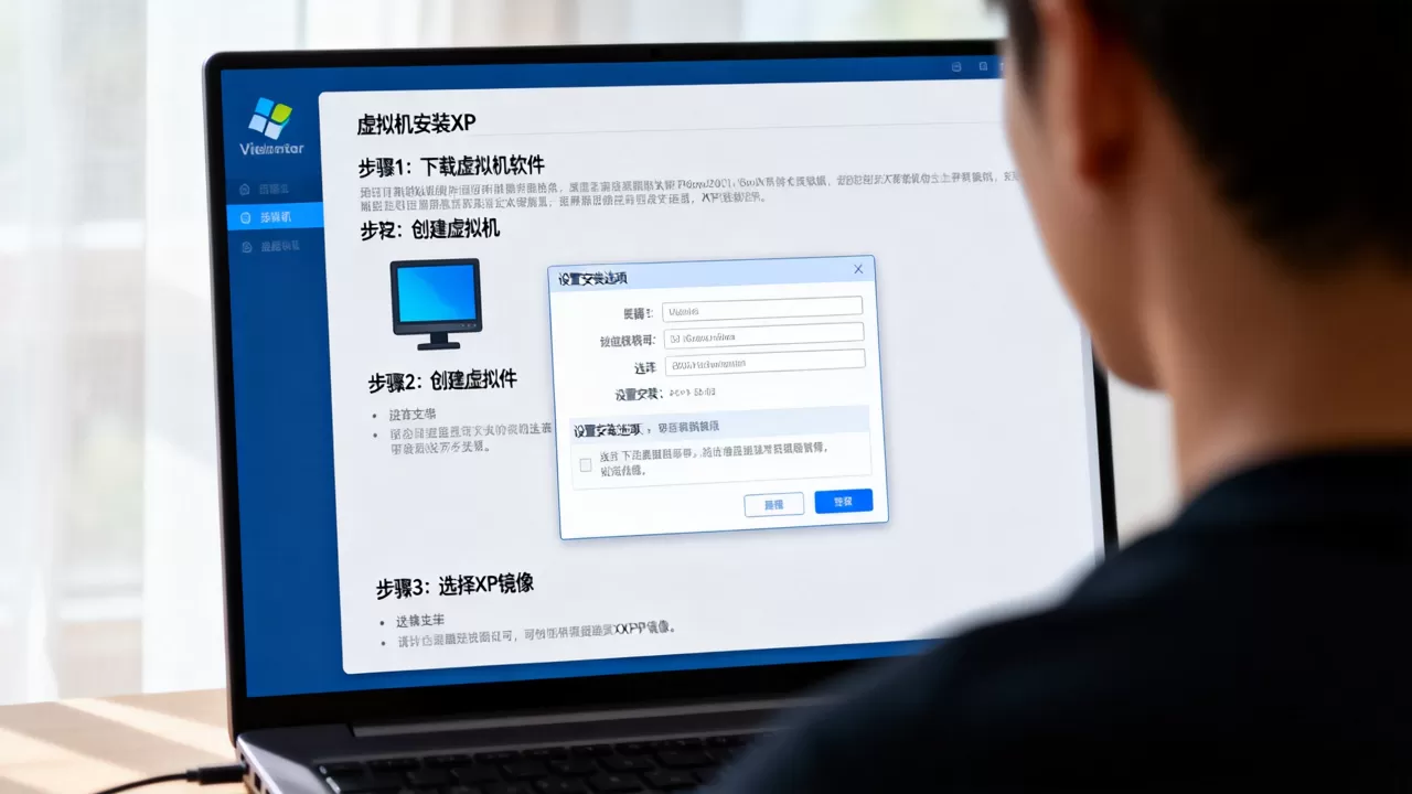 虚拟机装xp步骤复杂吗，详细教程在哪里找？