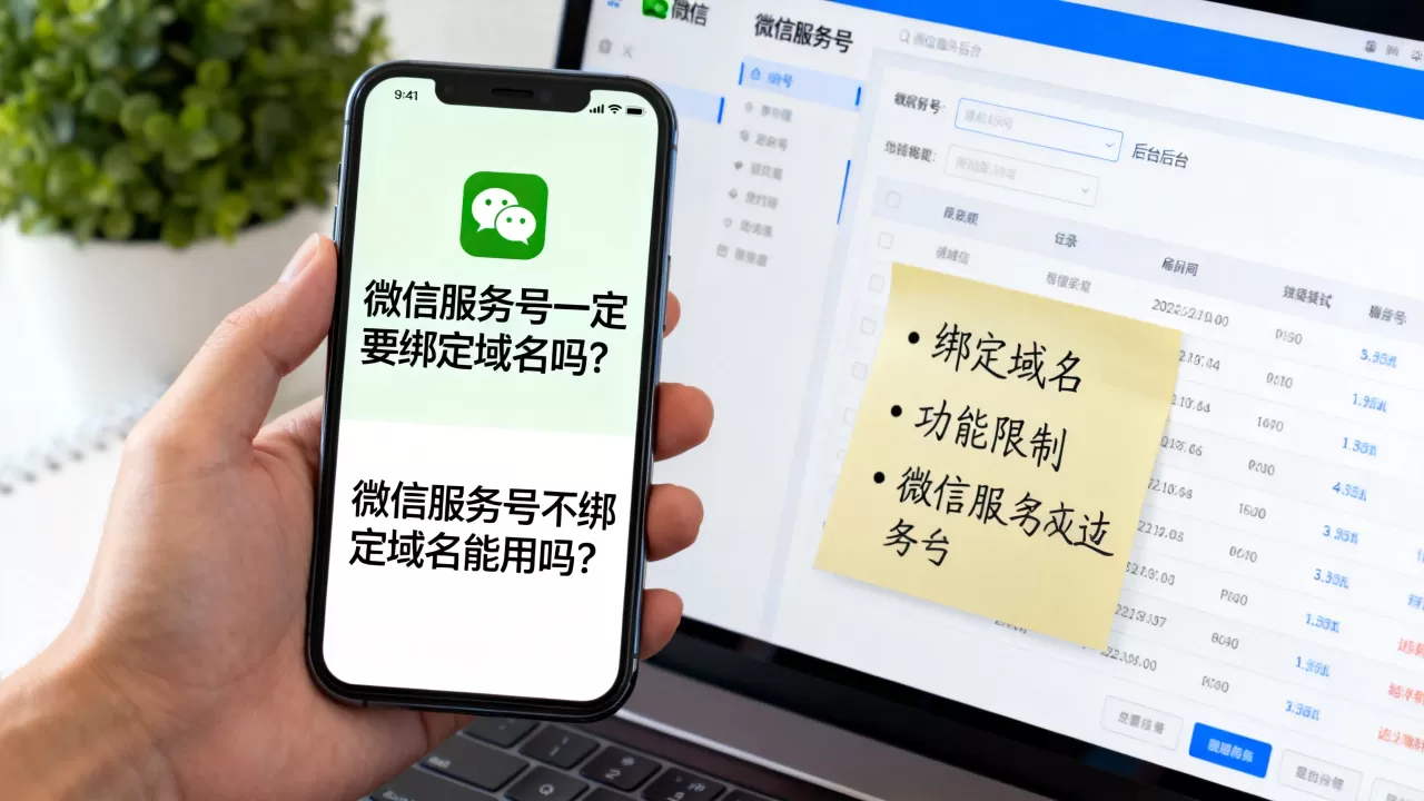 微信服务号一定要绑定域名吗?微信服务号不绑定域名能用吗? 微信服务号一定要绑定域名吗?微信服务号不绑定域名能用吗?