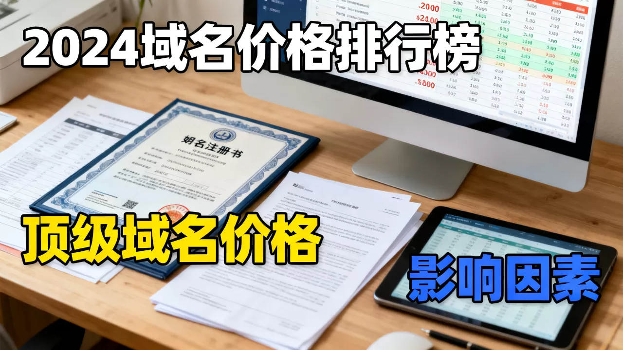2024域名价格排行榜,顶级域名多少钱,影响因素有哪些? 2024域名价格排行榜,顶级域名多少钱,影响因素有哪些?