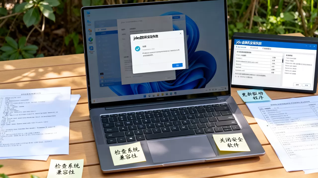 jide虚拟机安装失败怎么办？，jide虚拟机安装失败怎么解决