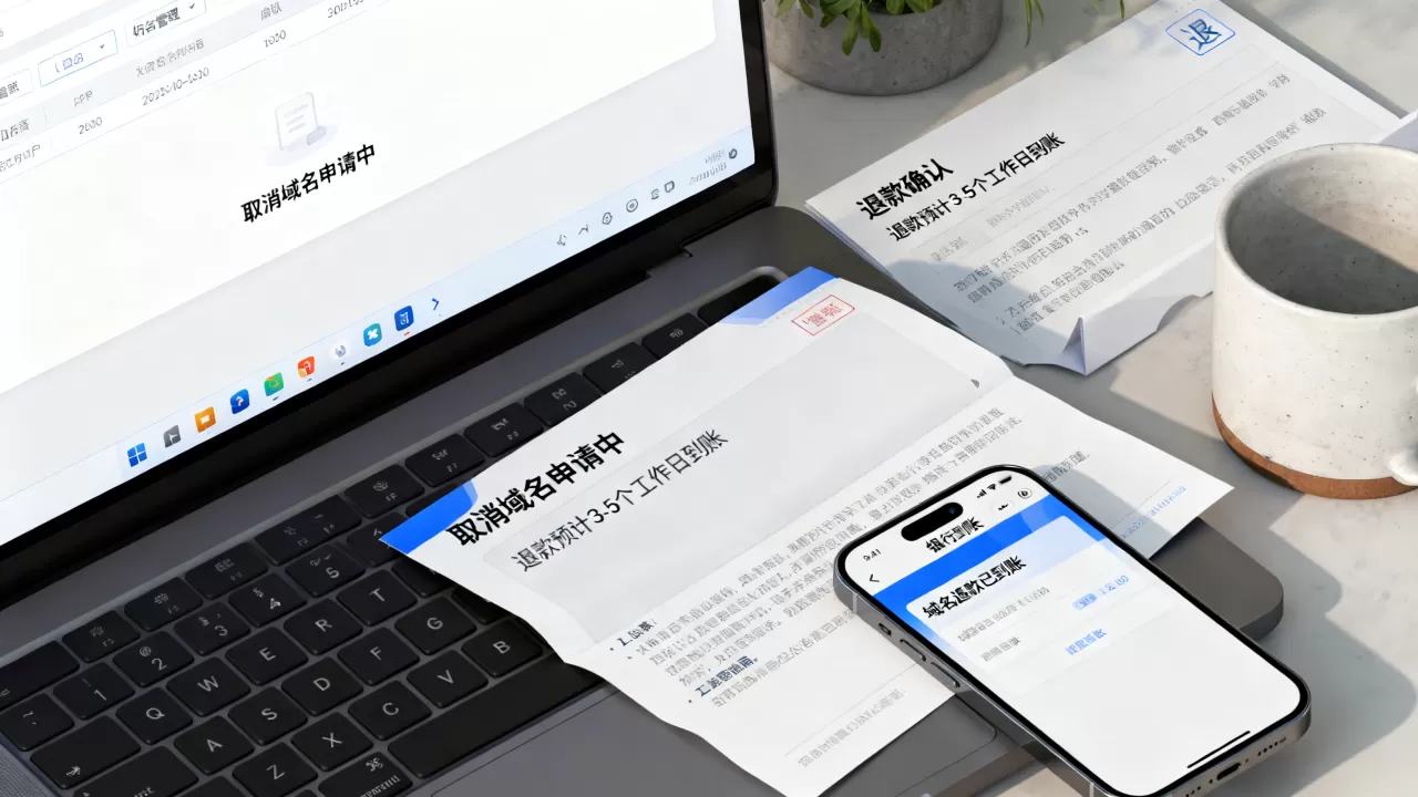 如何取消购买的域名?域名退款多久到账? 如何取消购买的域名?域名退款多久到账?