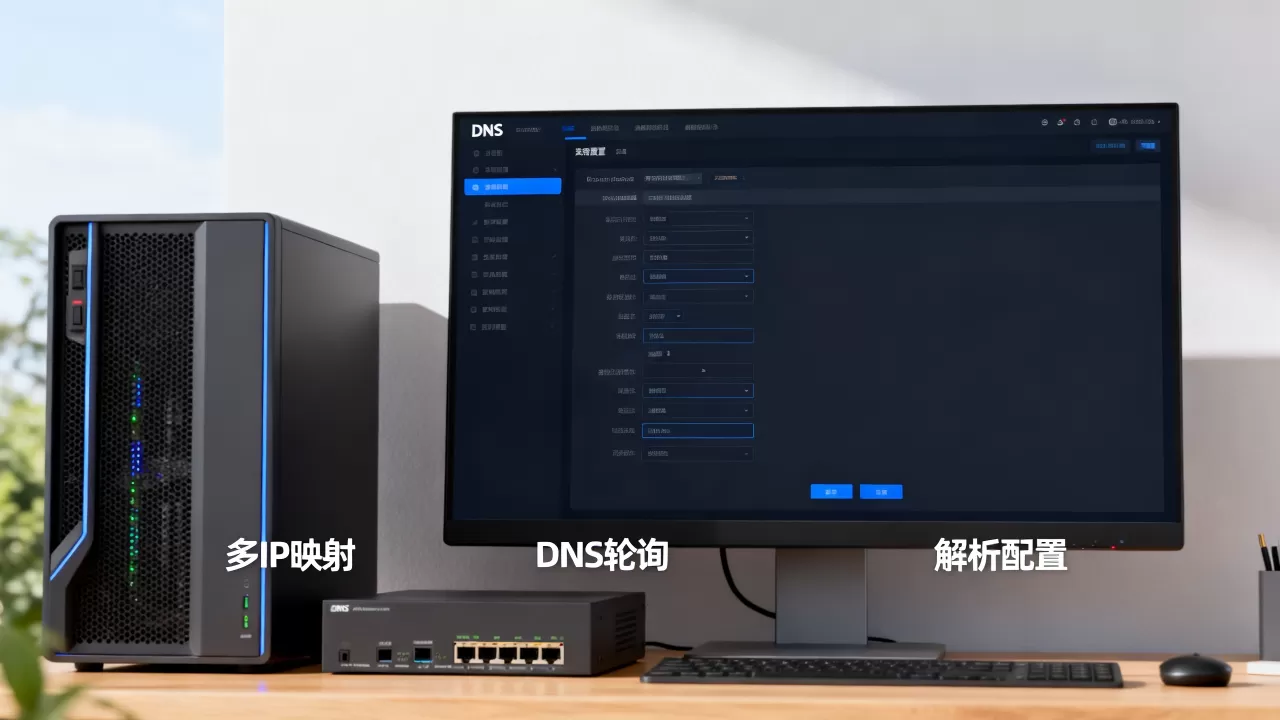 域名多IP映射,DNS轮询解析,域名解析多IP配置方法 域名多IP映射,DNS轮询解析,域名解析多IP配置方法