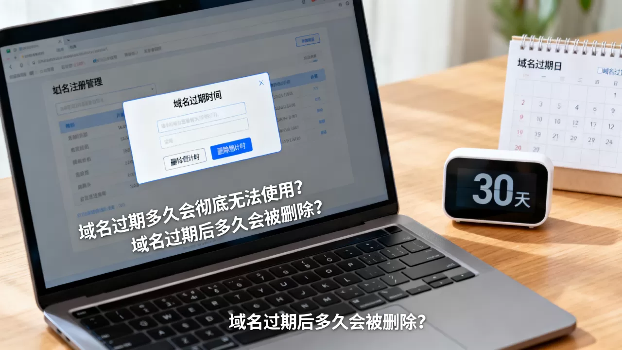 域名过期多久会彻底无法使用？域名过期后多久会被删除？