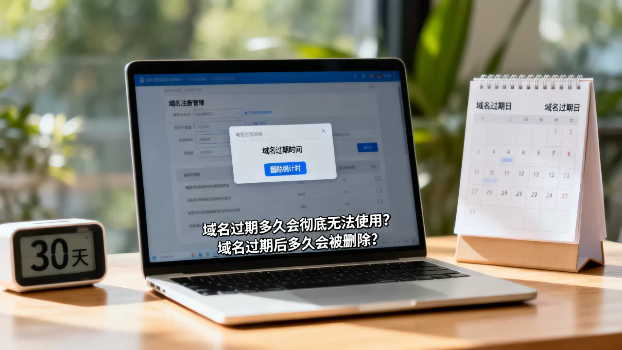 域名过期多久会彻底无法使用？域名过期后多久会被删除？
