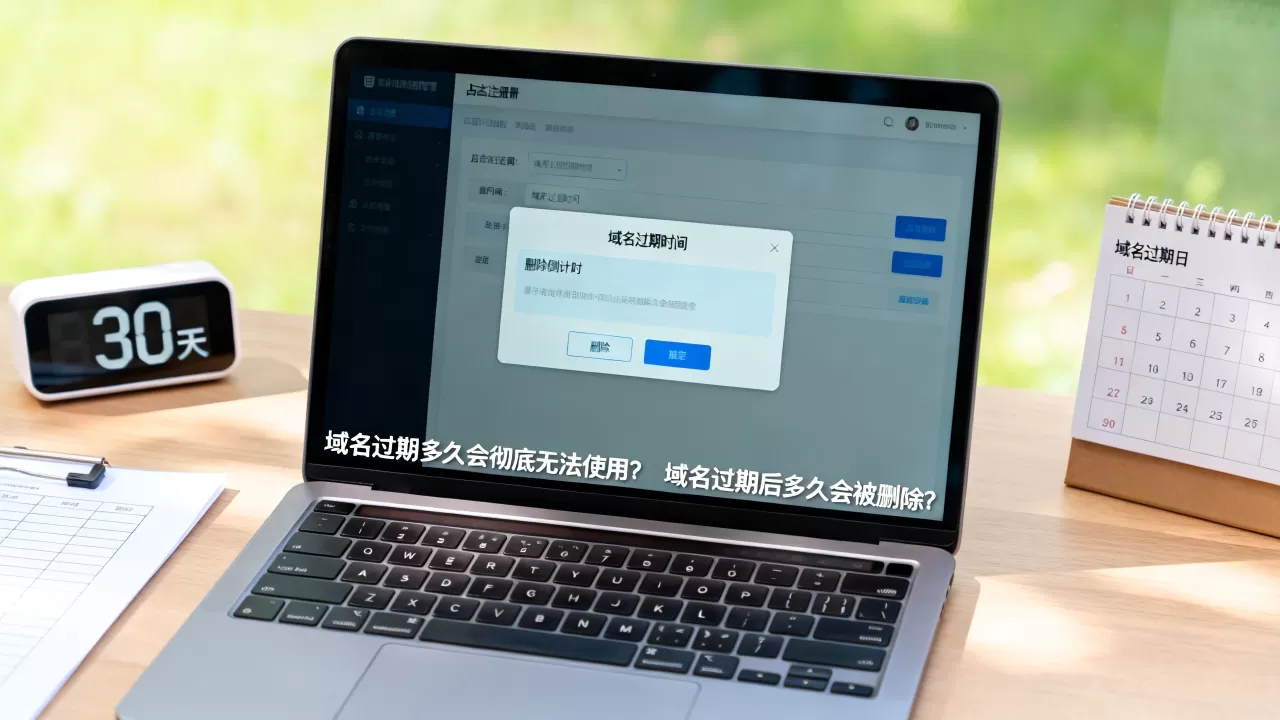 域名过期多久会彻底无法使用？域名过期后多久会被删除？