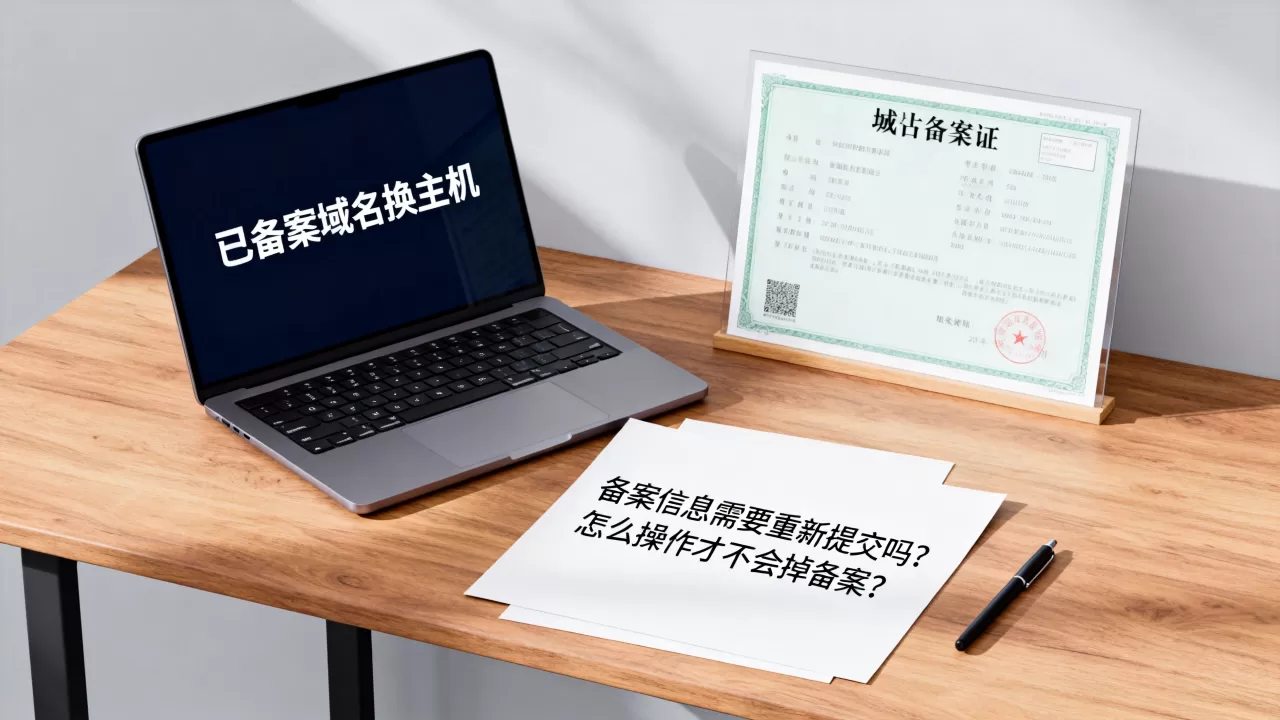 已备案域名换主机,备案信息需要重新提交吗?怎么操作才不会掉备案? 已备案域名换主机,备案信息需要重新提交吗?怎么操作才不会掉备案?