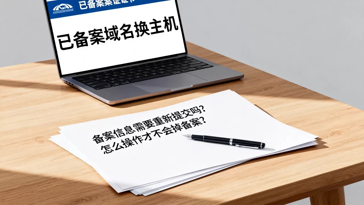 已备案域名换主机,备案信息需要重新提交吗?怎么操作才不会掉备案? 已备案域名换主机,备案信息需要重新提交吗?怎么操作才不会掉备案?