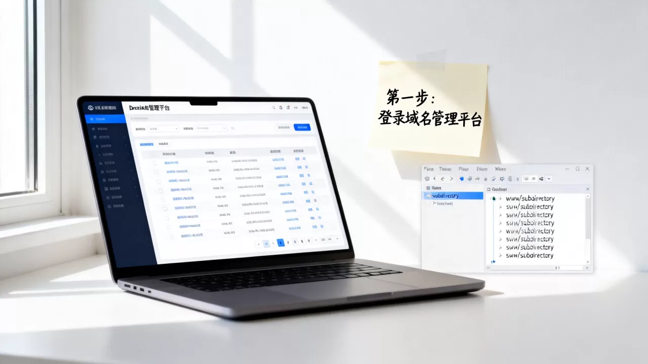 如何将域名正确绑定到网站子目录？详细步骤是怎样的？，域名绑定子目录怎么操作