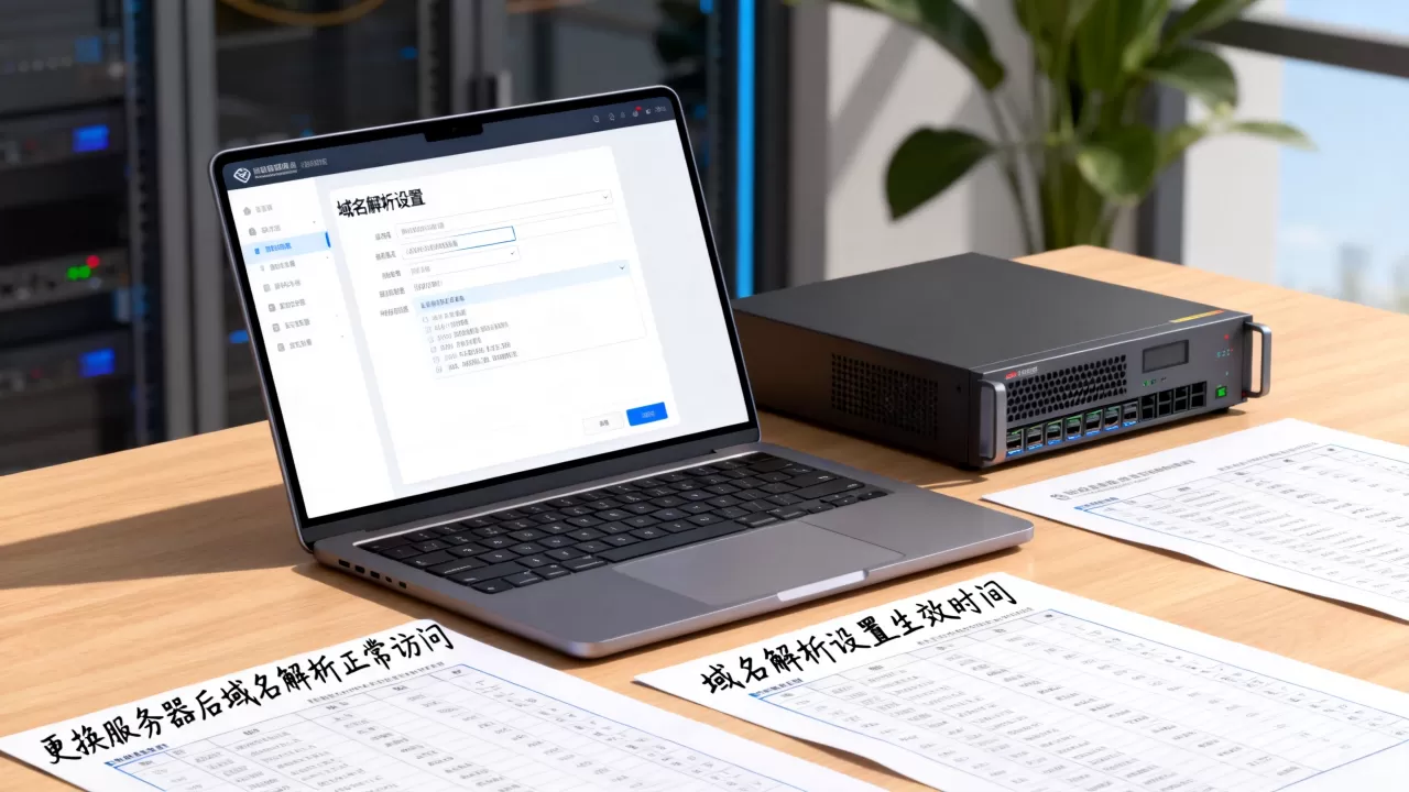 更换服务器后域名怎么解析才能正常访问？域名解析设置多久生效？