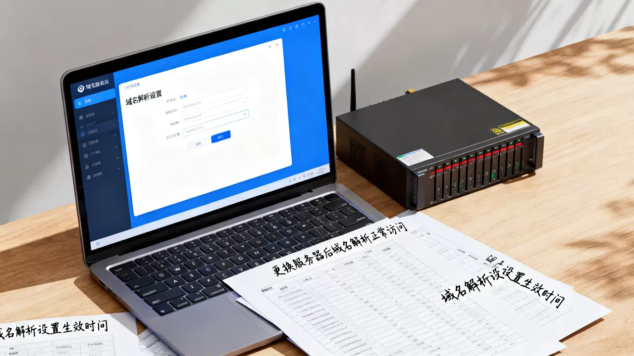 更换服务器后域名怎么解析才能正常访问？域名解析设置多久生效？