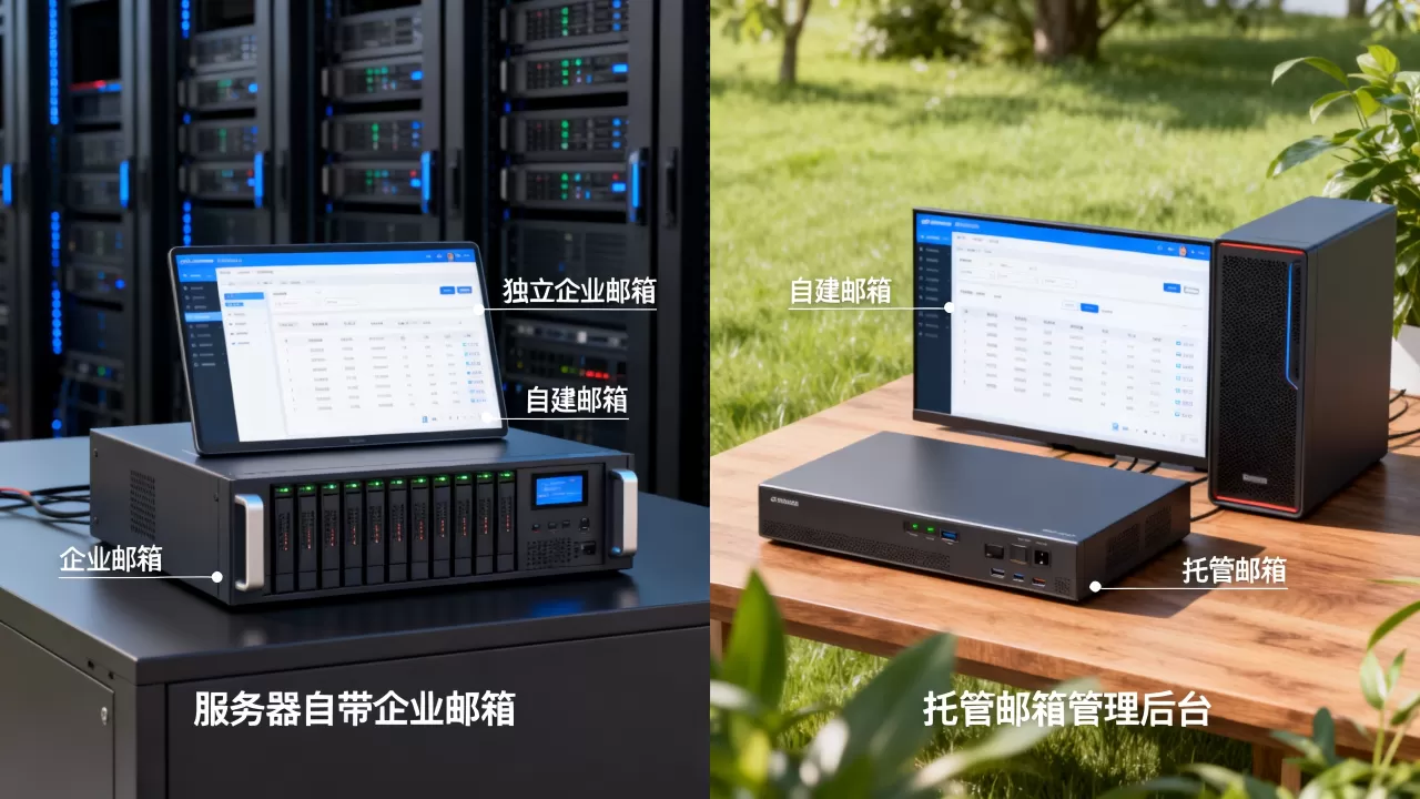 服务器自带企业邮箱和独立企业邮箱有啥区别？自建邮箱和托管邮箱怎么选