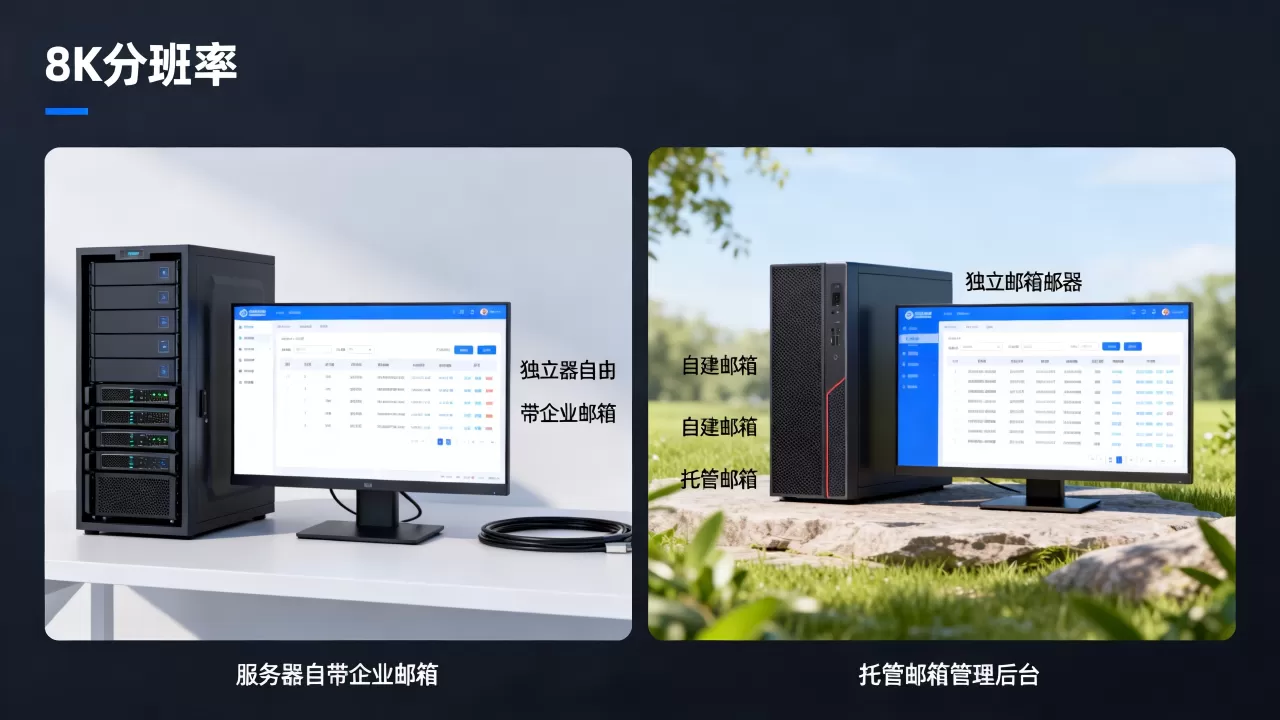 服务器自带企业邮箱和独立企业邮箱有啥区别？自建邮箱和托管邮箱怎么选